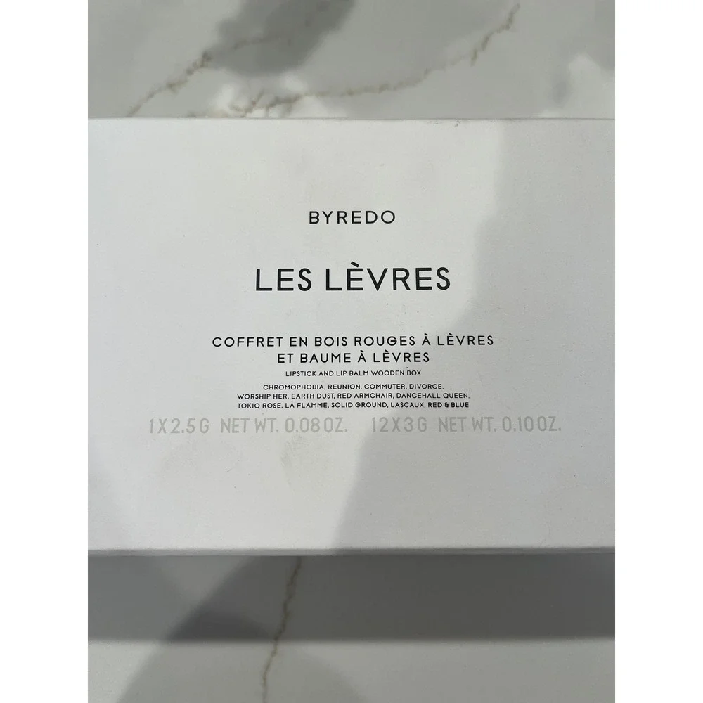 Byredo Les Levres 13-Piece Lipstick and Lip Balm Set in Wooden Collector Box
